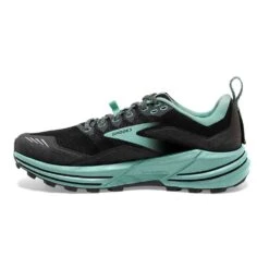 BROOKS Women's Cascadia 16 Trail Shoe- Black/Ebony/Yucca - Wide (D) -Shoe Sale Shop 120363 049 M Cascadia 16 5a336e54 ce72 42a5 8b0a 24782aca4d83