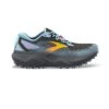 BROOKS Women's Caldera 6 Trail Shoe - Black/Blue/Yellow- Regular (B) -Shoe Sale Shop 120366 096 L Caldera 6