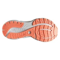 BROOKS Women's Glycerin 20 Running Shoe- Oyster/Latigo Bay/Coral - Wide (D) -Shoe Sale Shop 120369 061 S Glycerin 20