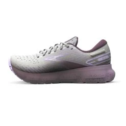 BROOKS Women's Glycerin 20 Running Shoe- White/Orchid/Lavender - Regular (B) -Shoe Sale Shop 120369 168 M Glycerin 20