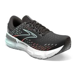 BROOKS Women's Glycerin GTS 20 Running Shoe - Black/Red/Opal - Regular (B) -Shoe Sale Shop 120370 045 A Glycerin GTS 20 1