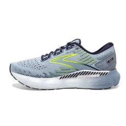 BROOKS Women's Glycerin GTS 20 Running Shoe- Light Blue/Peacoat/Nightlife- Regular (B) -Shoe Sale Shop 120370 416 M Glycerin GTS 20