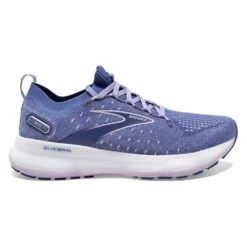 BROOKS Women's Glycerin StealthFit 20 Running Shoe - Blue/Pastel Lilac/White - Regular (B)