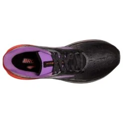 BROOKS Women's Hyperion Max Running Shoe- Black/Fiesta/Bellflower- Regular (B) -Shoe Sale Shop 120377 089 O Hyperion Max