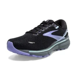 BROOKS Women's Ghost 15 Running Shoe- Black/Jacaranda/Salt- Regular (B) 11 BROOKS Women's Ghost 15 Running Shoe- Black/Jacaranda/Salt- Regular (B) -Shoe Sale Shop 120380 011 Z Ghost 15