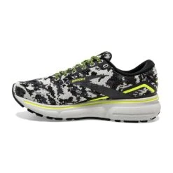 BROOKS Women's Ghost 15 Camo Running Shoe - Black/Ebony/Nightlife - Regular (B) -Shoe Sale Shop 120380 029 M Ghost 15