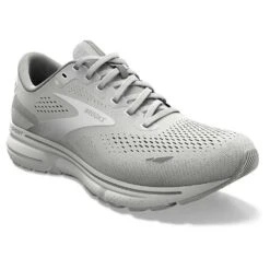 BROOKS Women's Ghost 15 Running Shoe - Oyster/Alloy/White - Regular (B) -Shoe Sale Shop 120380 112 A Ghost 15