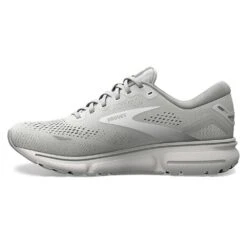 BROOKS Women's Ghost 15 Running Shoe - Oyster/Alloy/White - Regular (B) -Shoe Sale Shop 120380 112 M Ghost 15