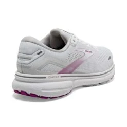 BROOKS Women's Ghost 15 - White/Oyster/Viola 11 BROOKS Women's Ghost 15 - White/Oyster/Viola -Shoe Sale Shop 120380 195 H Ghost 15