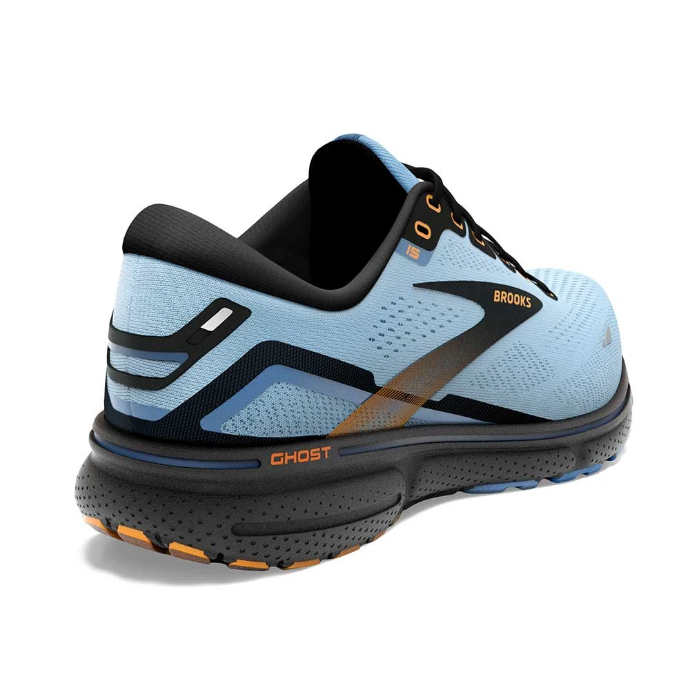 BROOKS Women's Ghost 15 Running Shoe- Light Blue/Black/Yellow - Regular (B) 5 BROOKS Women's Ghost 15 Running Shoe- Light Blue/Black/Yellow - Regular (B) - Image 3