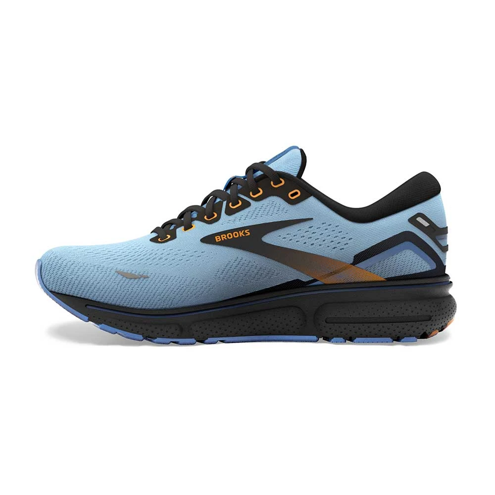 BROOKS Women's Ghost 15 Running Shoe- Light Blue/Black/Yellow - Regular (B) 4 BROOKS Women's Ghost 15 Running Shoe- Light Blue/Black/Yellow - Regular (B) - Image 2