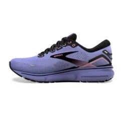 BROOKS Women's Ghost 15 Running Shoe- Purple/Pink/Black -Shoe Sale Shop 120380 544 M Ghost 15