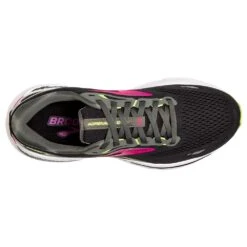 BROOKS Women's Adrenaline GTS 23 Running Shoe - Black/Gunmetal/Sharp Green- Wide (D) 14 BROOKS Women's Adrenaline GTS 23 Running Shoe - Black/Gunmetal/Sharp Green- Wide (D) -Shoe Sale Shop 120381 037 O Adrenaline GTS 23