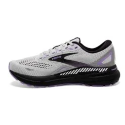 BROOKS Women's Adrenaline GTS 23 Running Shoe - Grey/Black/Purple- Regular (B) -Shoe Sale Shop 120381 039 M Adrenaline GTS 23 1