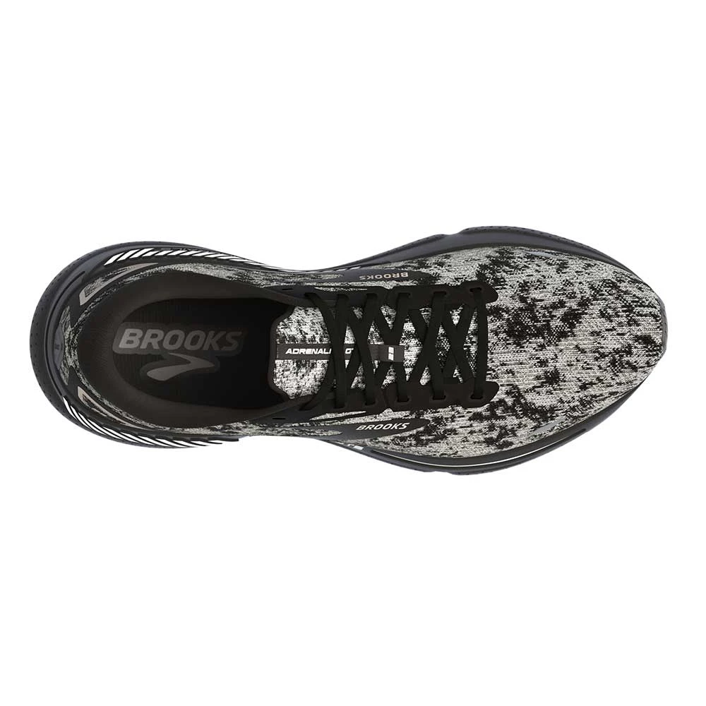 BROOKS Women's Adrenaline GTS 23 Running Shoe - White/Grey/Black- Regular (B) 6 BROOKS Women's Adrenaline GTS 23 Running Shoe - White/Grey/Black- Regular (B) - Image 4