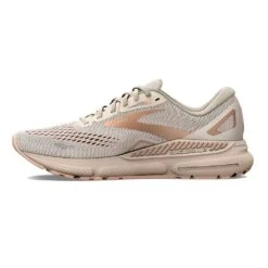 BROOKS Women's Adrenaline GTS 23 Running Shoe - Crystal Grey/Villa/White- Regular (B) -Shoe Sale Shop 120381 259 M Adrenaline GTS 23