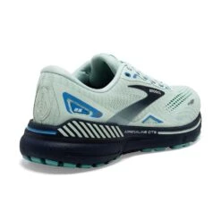 BROOKS Women's Adrenaline GTS 23 Running Shoe - Blue Glass/Nile Blue/Marina- Regular (B) -Shoe Sale Shop 120381 471 H Adrenaline GTS 23