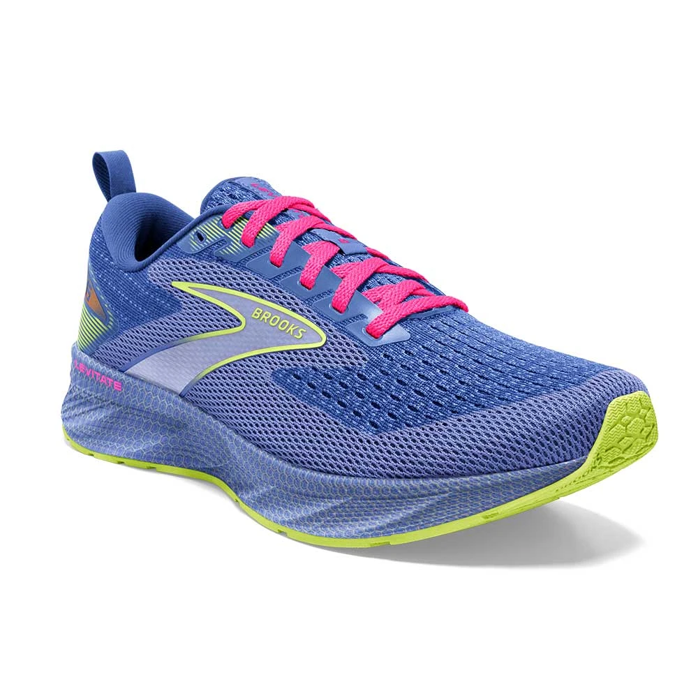 BROOKS Women's Levitate 6 Running Shoe- Purple/Pink- Regular (B) 4 BROOKS Women's Levitate 6 Running Shoe- Purple/Pink- Regular (B) - Image 2