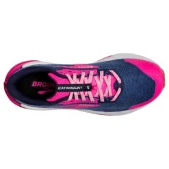 BROOKS Women's Catamount 2 Trail Running Shoe- Peacoat/Pink/Biscuit- Regular (B) -Shoe Sale Shop 120388 425 O Catamount 2