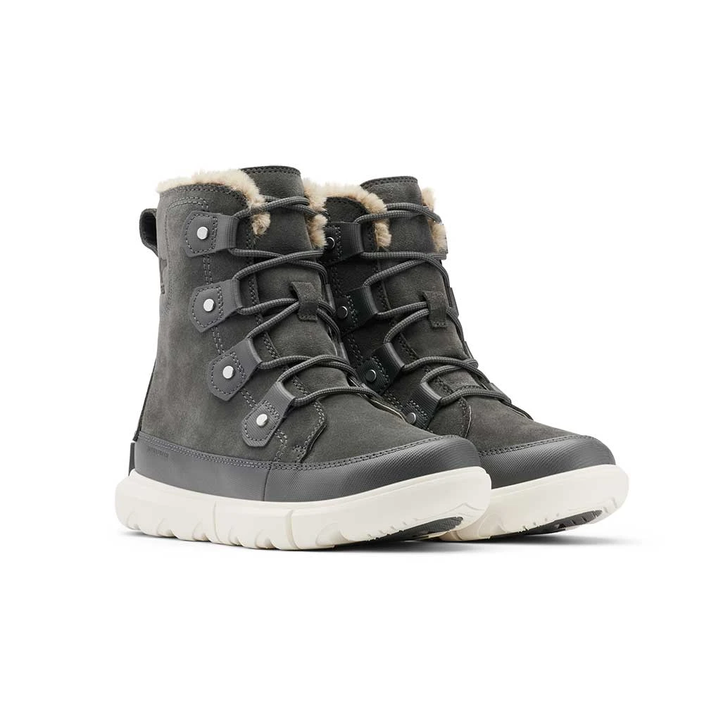 Sorel Women's Explorer II Joan Felt WP Boot - Grill/Fawn - Regular (B) 4 Sorel Women's Explorer II Joan Felt WP Boot - Grill/Fawn - Regular (B) - Image 2