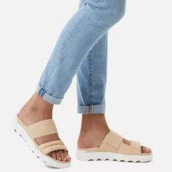 Sorel Women's Viibe Slide - Nova Sand/Sea Salt - Regular (B) -Shoe Sale Shop 2030531 260 a9