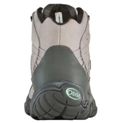 Oboz Women's Bridger Mid B-DRY Hiking Shoe- Frost Gray -Shoe Sale Shop 22102 Womens Bridger Mid B DRY FrostGray back 86104