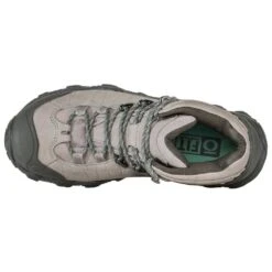 Oboz Women's Bridger Mid B-DRY Hiking Shoe- Frost Gray -Shoe Sale Shop 22102 Womens Bridger Mid B DRY FrostGray top 71540