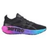Men's Foreverrun Nitro Sunset Running Shoe - Puma Black/Luminous Blue/Electric Orchid- Regular (D)