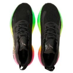 Men's Foreverrun Nitro Futrograde Running Shoe - Puma Black/Green Gecko- Regular (D) -Shoe Sale Shop 380005 01 sv04