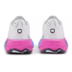 Puma Men's ForeverRun Nitro Sunset Running Shoe - White/Luminous Blue/Electric Orchid- Regular (D) -Shoe Sale Shop 38000702 WhiteBlue BCK