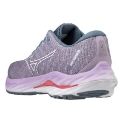Mizuno Women's Wave Inspire 19 Running Shoe- Wisteria/China Blue- Regular (B) -Shoe Sale Shop 411398 6BCL 08