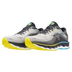 Mizuno Men's Wave Sky 7 Running Shoe - Pearl Blue/White - Regular (D) -Shoe Sale Shop 411411 5F00 09