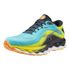 Mizuno Men's Wave Sky 7 Running Shoe - Jet Blue/White - Regular (D) 9 Mizuno Men's Wave Sky 7 Running Shoe - Jet Blue/White - Regular (D) -Shoe Sale Shop 411411 JB00 07