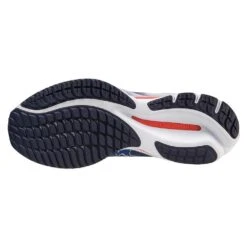 Mizuno Men's Wave Rider 27 Running Shoe - Surf The Web/White - Regular (D) -Shoe Sale Shop 411415 5E00 02