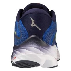 Mizuno Men's Wave Rider 27 Running Shoe - Surf The Web/White - Regular (D) -Shoe Sale Shop 411415 5E00 05