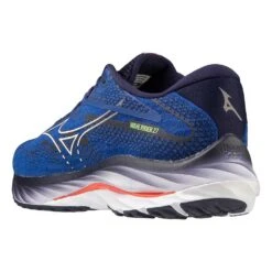 Mizuno Men's Wave Rider 27 Running Shoe - Surf The Web/White - Regular (D) -Shoe Sale Shop 411415 5E00 08