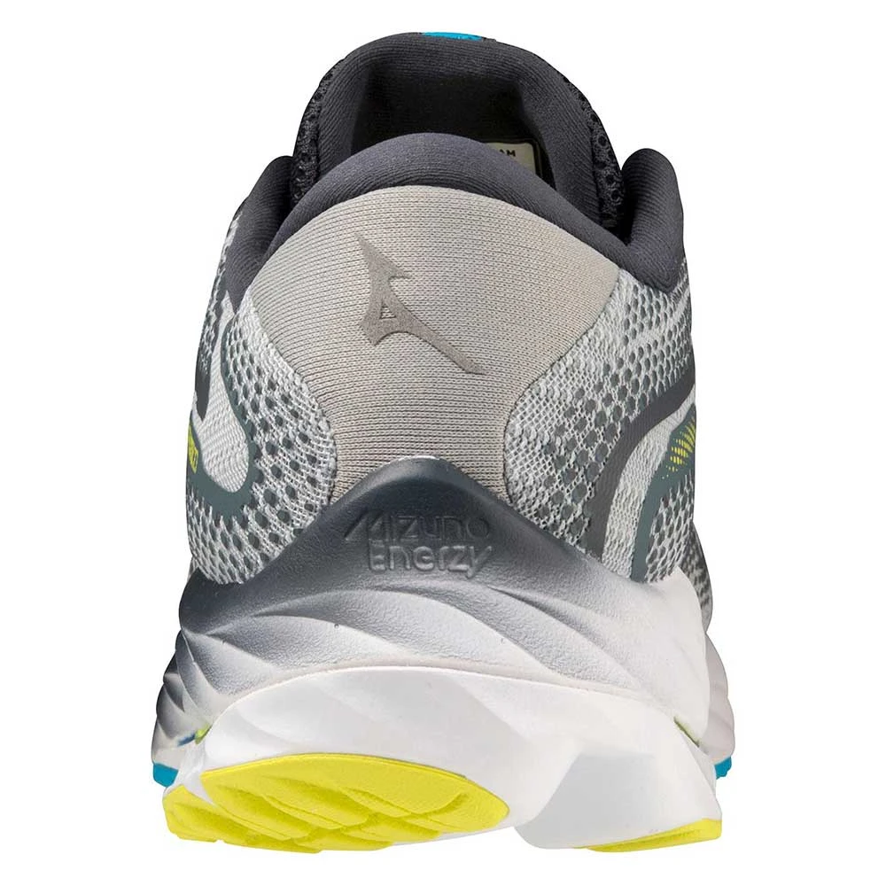 Mizuno Men's Wave Rider 27 Running Shoe - Pearl Blue/White - Regular (D) 11 Mizuno Men's Wave Rider 27 Running Shoe - Pearl Blue/White - Regular (D) - Image 9