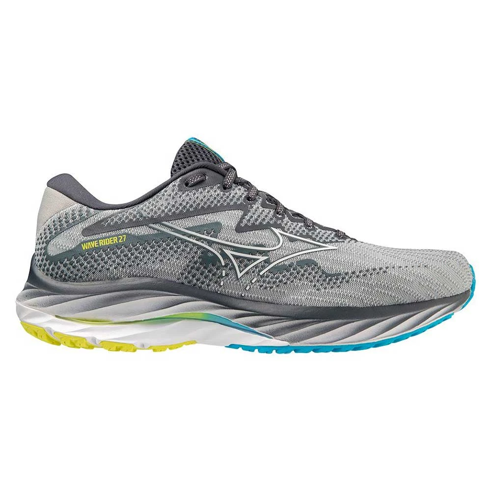 Mizuno Men's Wave Rider 27 Running Shoe - Pearl Blue/White - Regular (D) 7 Mizuno Men's Wave Rider 27 Running Shoe - Pearl Blue/White - Regular (D) - Image 5