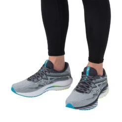 Mizuno Men's Wave Rider 27 Running Shoe - Pearl Blue/White - Regular (D) 22 Mizuno Men's Wave Rider 27 Running Shoe - Pearl Blue/White - Regular (D) -Shoe Sale Shop 411415 5F00 10