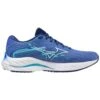 Mizuno Women's Wave Rider 27 Running Shoe - Ultramarine/White- Regular (B) -Shoe Sale Shop 411418 UM00 03