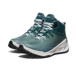 Keen Women's Zionic Mid Waterproof Hiking Boot - Dark Forest/Sea Moss- Regular (B) -Shoe Sale Shop 4b1262220d8d20acf9a5a104dae70e5ae51b9e68