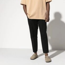 Birkenstock Boston Soft Footbed Taupe Suede- Regular/Wide -Shoe Sale Shop 560771 f look m bost tau