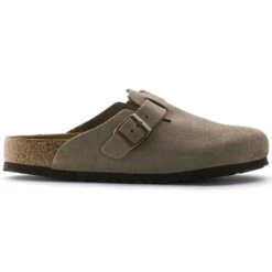 Birkenstock Boston Soft Footbed - Taupe - Medium/Narrow 12 Birkenstock Boston Soft Footbed - Taupe - Medium/Narrow -Shoe Sale Shop 560771 side