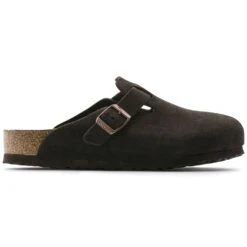 Birkenstock Boston Soft Footbed Mocha Suede- Regular/Wide 14 Birkenstock Boston Soft Footbed Mocha Suede- Regular/Wide -Shoe Sale Shop 660461 side bost b