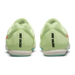 Nike Unisex Zoom Rival D Track Spike - Barely Volt/Hyper Orange/Dynamic Turq - Regular (D) -Shoe Sale Shop 907566 700 PHCBH000 1500 1