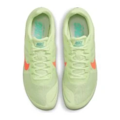 Nike Unisex Zoom Rival D Track Spike - Barely Volt/Hyper Orange/Dynamic Turq - Regular (D) -Shoe Sale Shop 907566 700 PHCTH001 1500 1