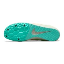 Nike Unisex Zoom Rival D Track Spike - Barely Volt/Hyper Orange/Dynamic Turq - Regular (D) -Shoe Sale Shop 907566 700 PHSUH000 1500 1