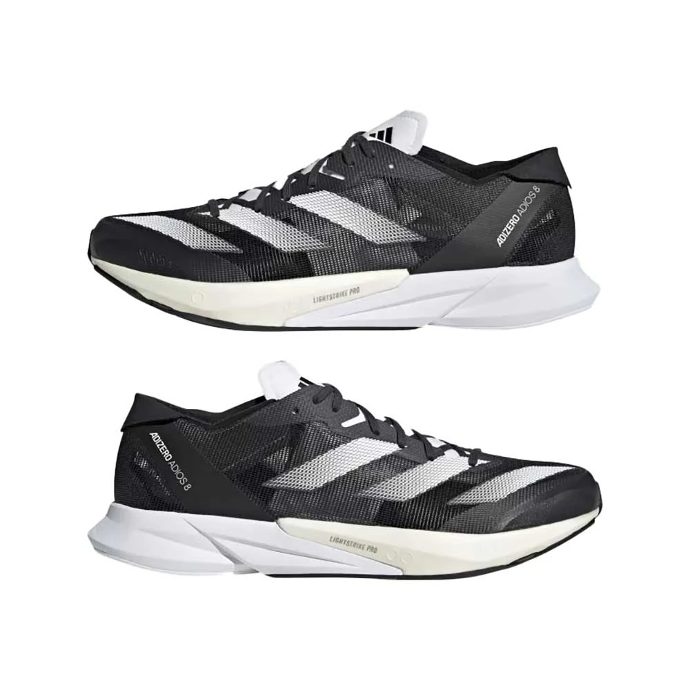 ADIDAS Men'sAdizero Adios 8 Running Shoe - Carbon/FTW White/Cblack - Regular (D) 7 ADIDAS Men'sAdizero Adios 8 Running Shoe - Carbon/FTW White/Cblack - Regular (D) - Image 5