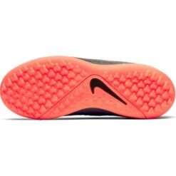 Nike Jr. Phantom Vision Academy Dynamic Fit TF Soccer Cleat - Dark Grey/Black/Bright Mango -Shoe Sale Shop AO3292 080 PHSUH000