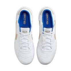 Unisex Nike Streetgato IC Soccer Shoes- White/Metallic Gold/Hyper Royal - Regular (D) -Shoe Sale Shop AURORA DC8466 174 PHCTH001 2000
